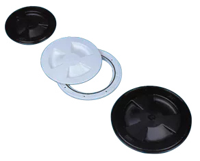 Allpa Plastic Inspection Hatch, Ø143x104mm, White