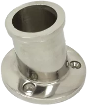 Allpa Stainless Steel Flag Pole Base, Ø25mm; 60°