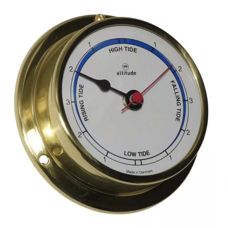 Altitude Tide Clock Brass Ø97 mm