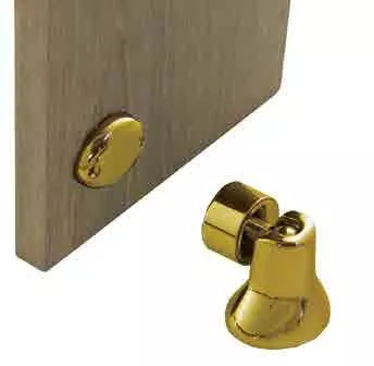 Arc Marine Brass Magnetic Door Stopper