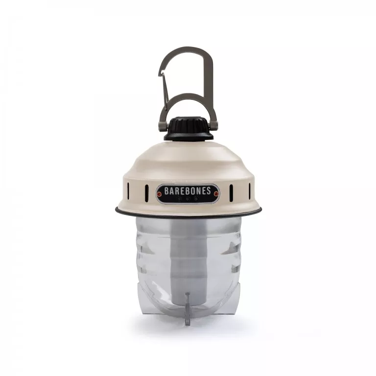 Barebones Beacon Lantern Vintage White