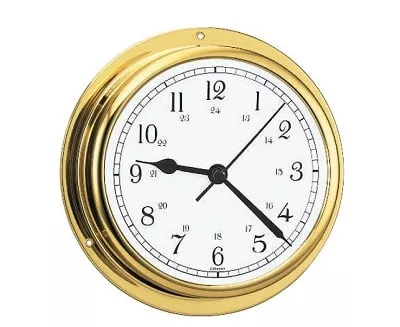 Barigo 611MS Viking 130 - Brass Clock