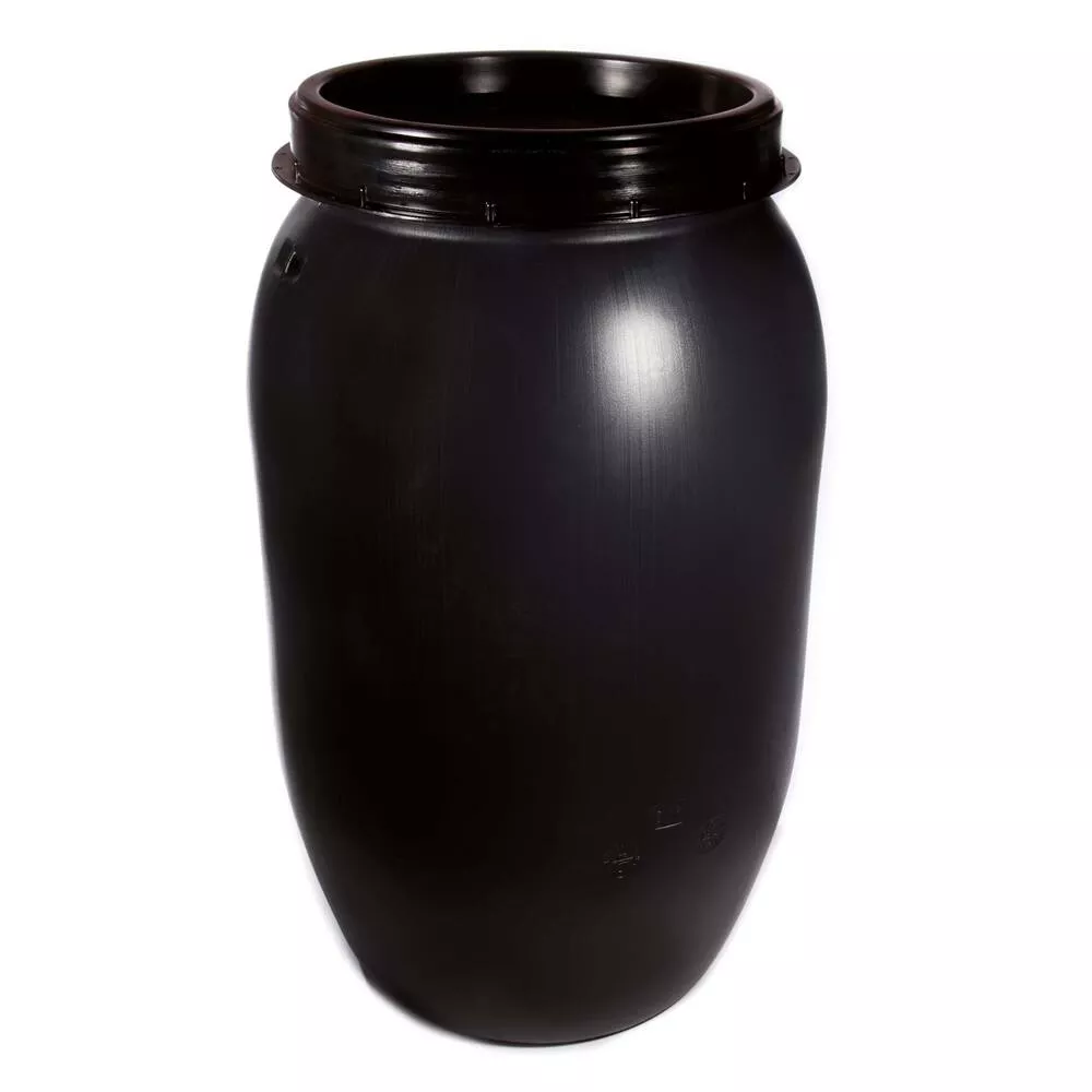 Barrel with Screw Lid, Plastic 210 L