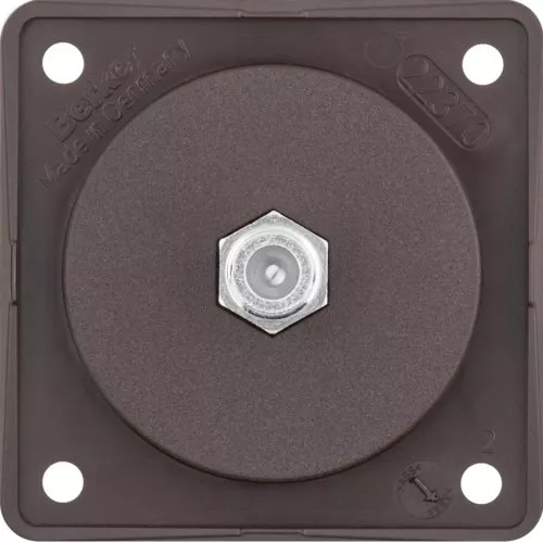 Berker Brown Antenna Socket - Satellite