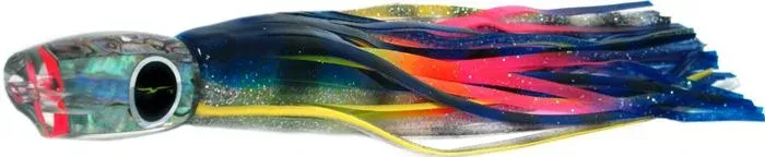 Black Bart Hot Breakfast Medium Heavy Tackle Lure - Blue Yellow/Rainbow No Rigging (HN)
