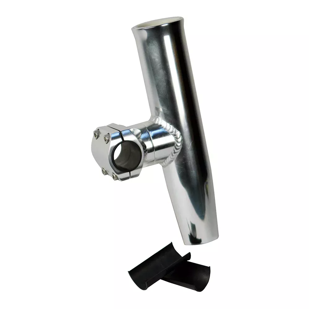 C. E. Smith Adjustable Mid Mount Rod Holder Aluminum 7/8" or 1" w/SleeveHex Key