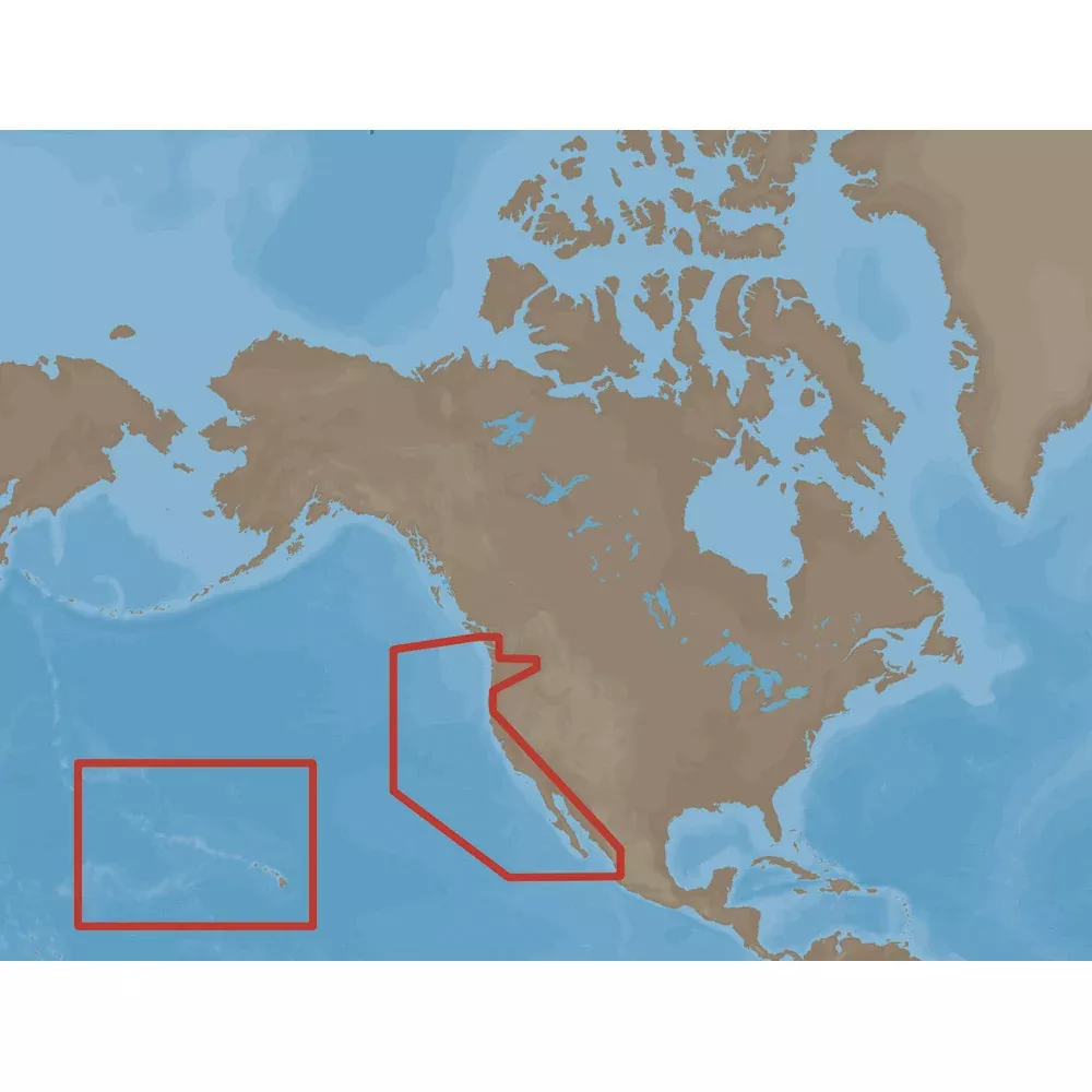 C-MAP MAX NA-M024 - U.S. West Coast & Hawaii - SD Card