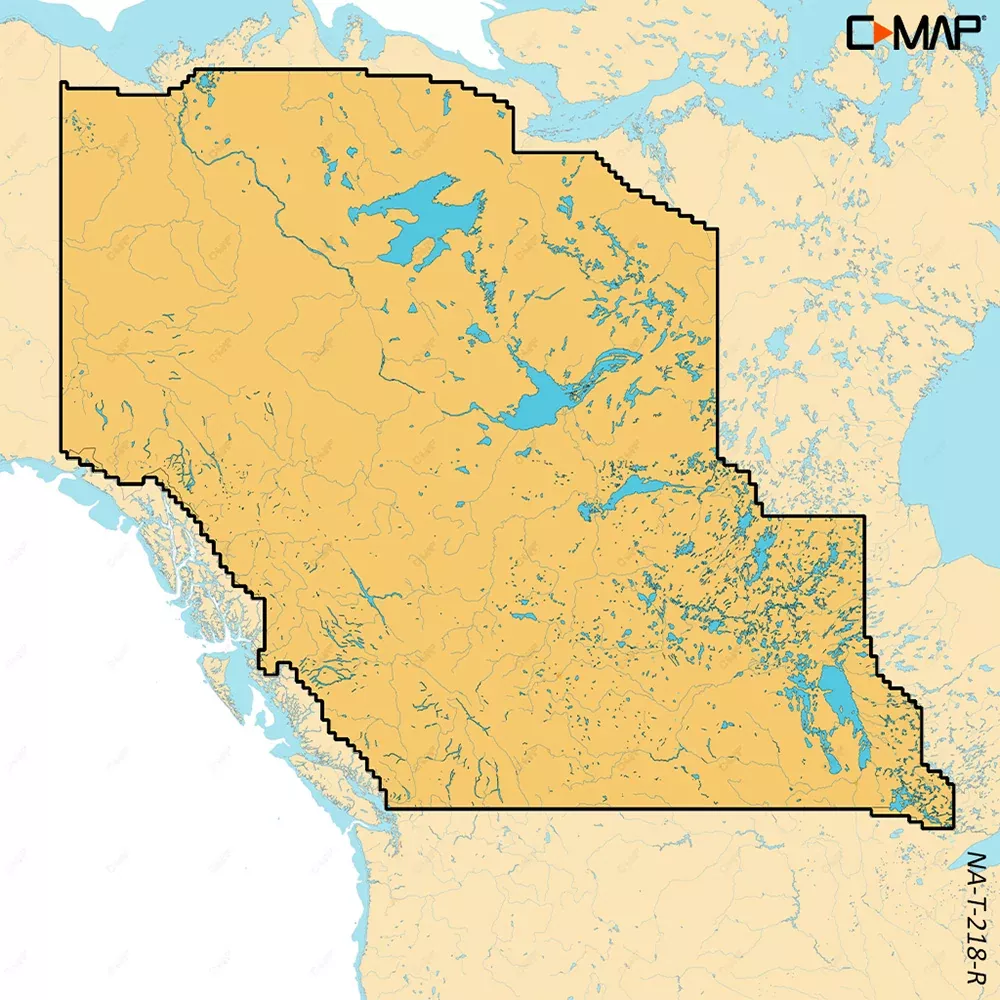 C-MAP REVEAL X - Canada Lake Insight West HD