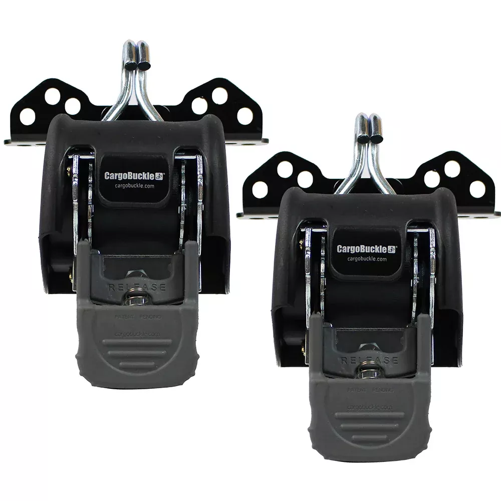 CargoBuckle Universal Ladder Rack Tie-Down System - 2" Retractable Tie-Down - 1 Pair