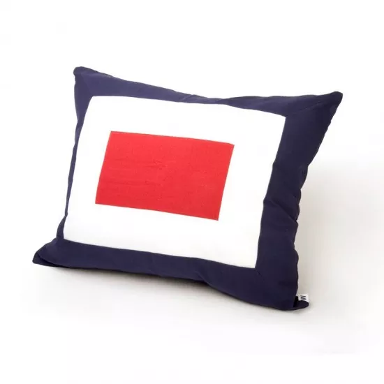 Cushion Signal Flag W 50x60 cm