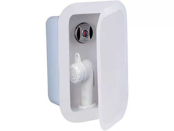 Deck Shower and Water Mixer in Plastic Box 247x186 mm