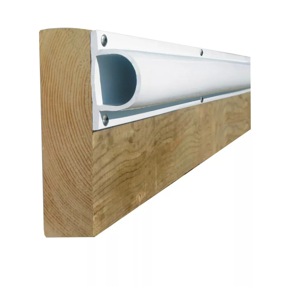 Dock Edge PRODOCK Heavy "D" Dock Profile - (3) 8' Sections - White [DE1205F]