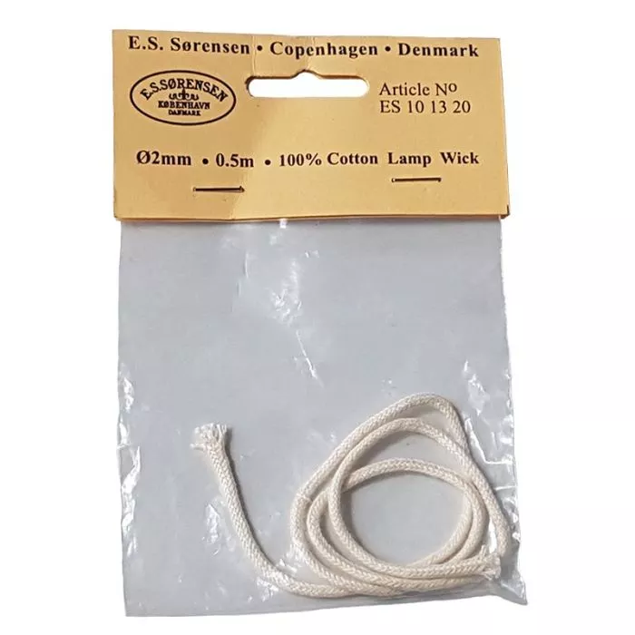 E.S. Sørensen Round Wick Cotton Ø20 x 5 mm