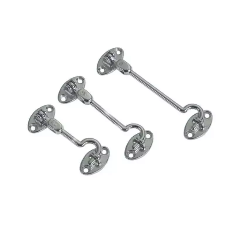 Foresti & Suardi 201A.C - Cabin Hook Double Hinge Chrome 60mm