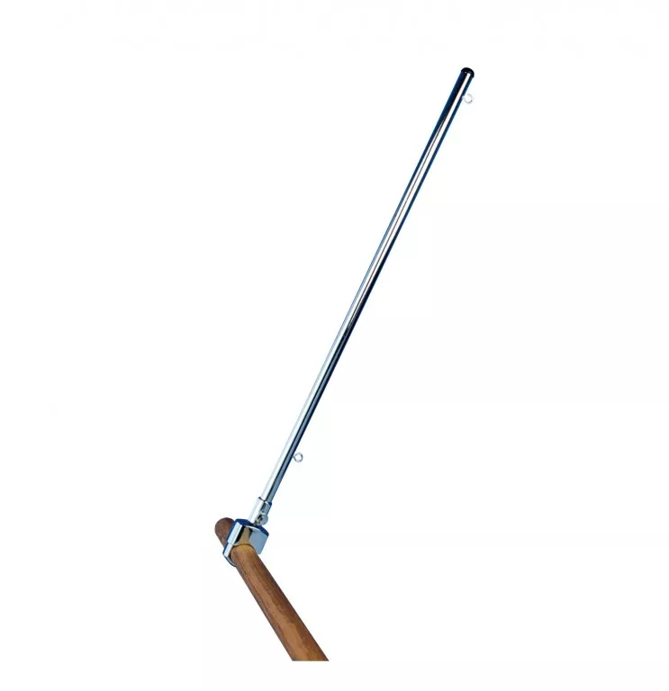 Foresti & Suardi Flagpole Chrome with Railing Fitting ø 1.3 cm Length 50 cm
