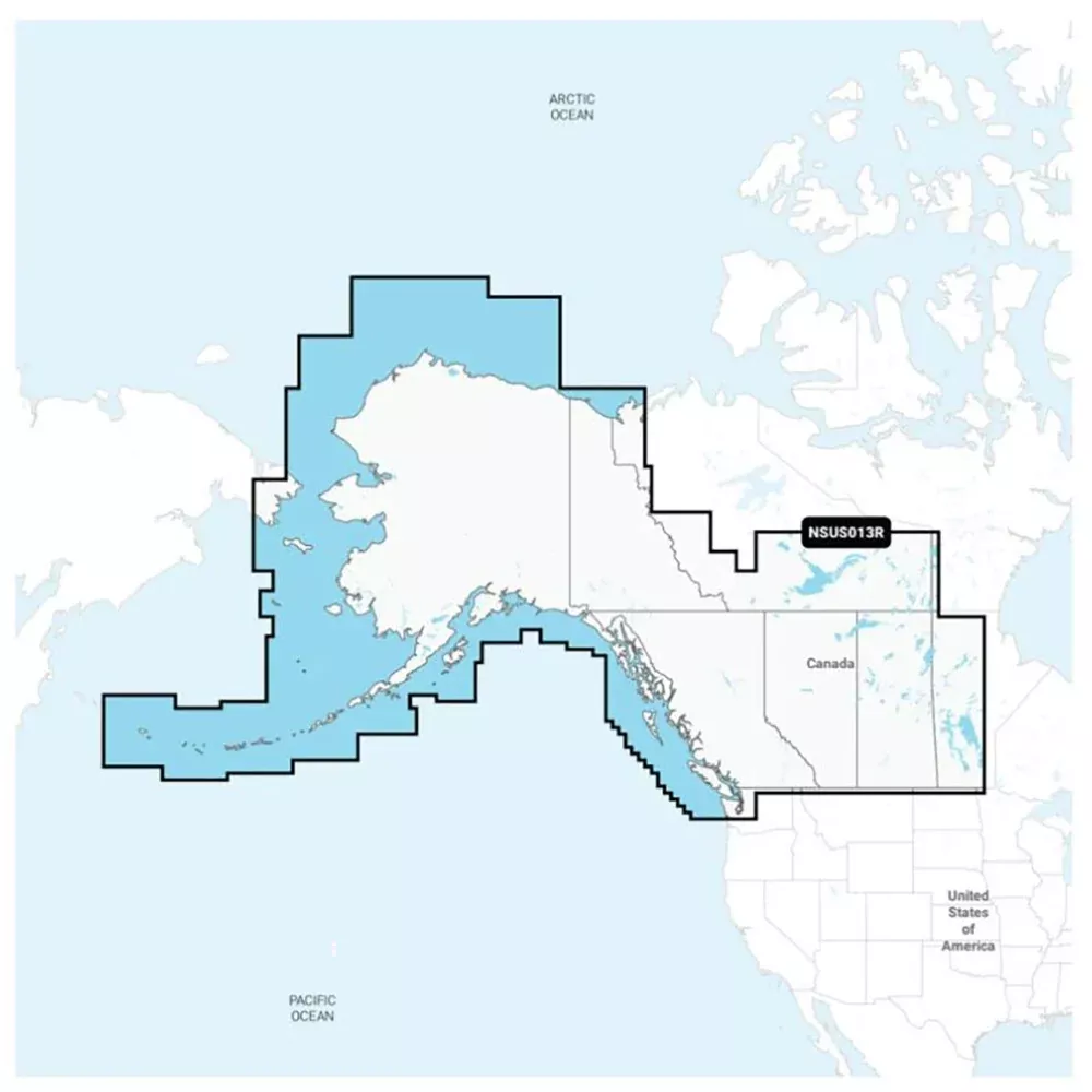 Garmin Navionics+ NSUS013R Canada, WestAlaska