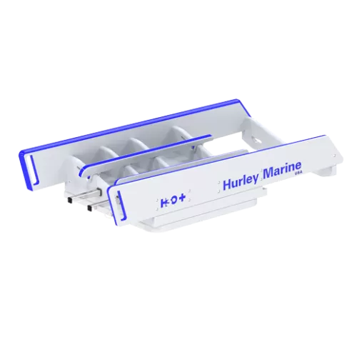 Hurley H3O+ Davit w/Manual Winch White