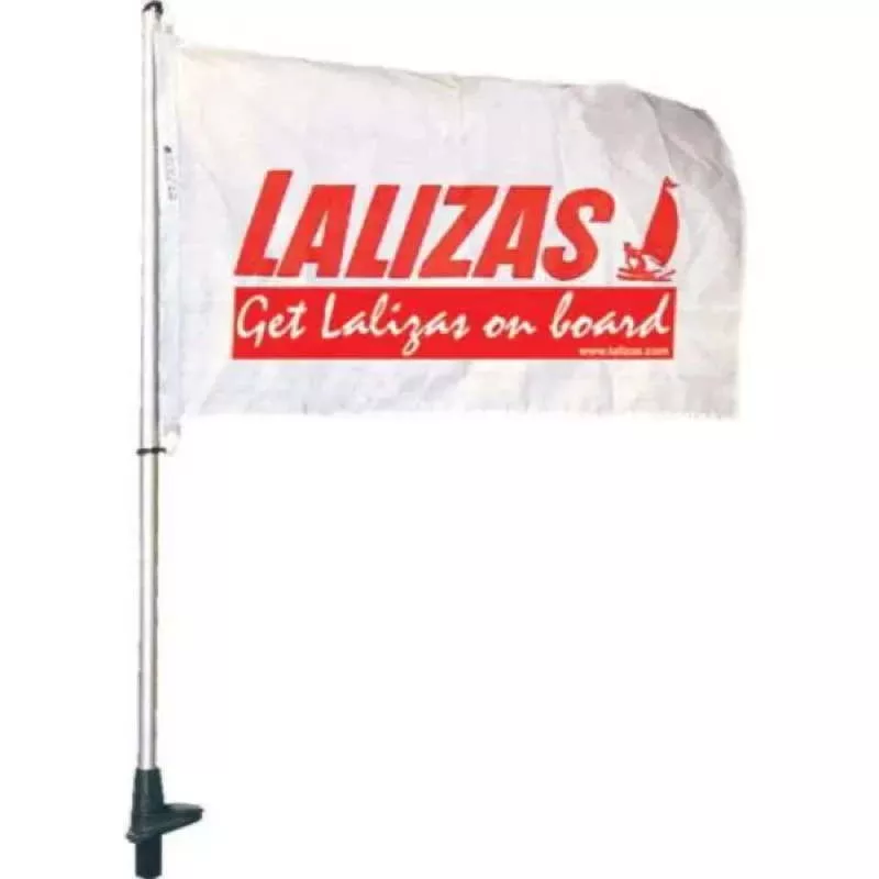 Lalizas 30710 - Flagpole White, 100cm