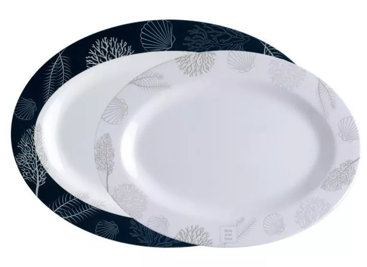 Marine Business Living Oval Serving Platters Set of 2