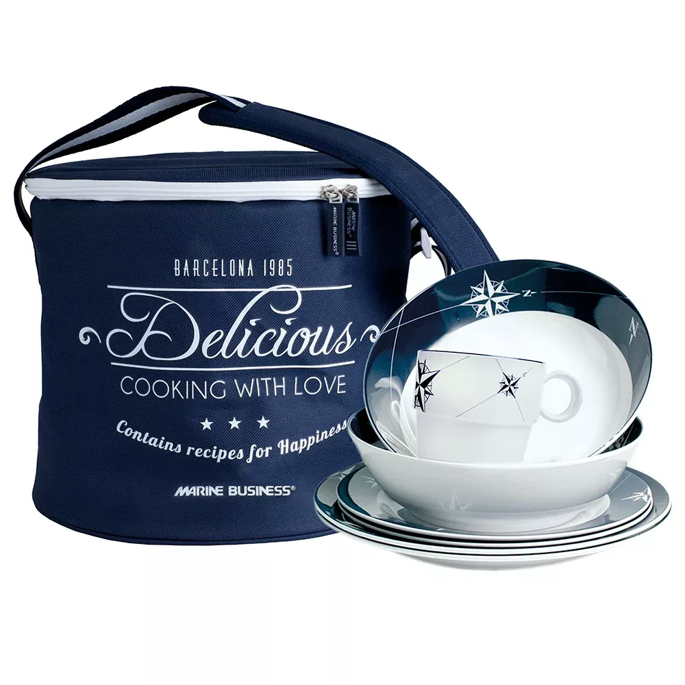 Marine Business Melamine TablewareBasket - NORTHWIND - Set of 16