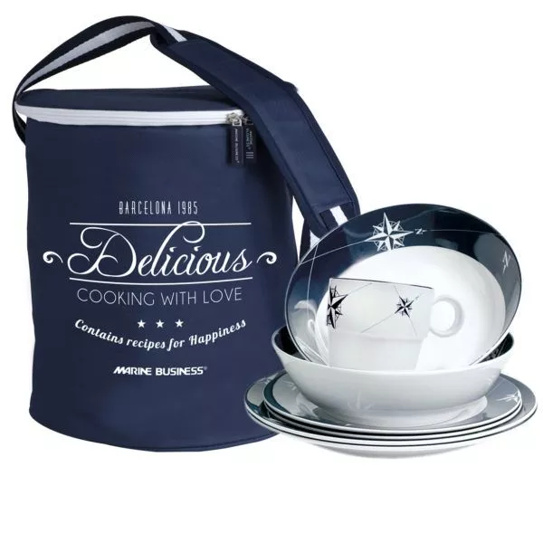 Marine Business Northwind Dinnerware Set for 6 – 24 pcs