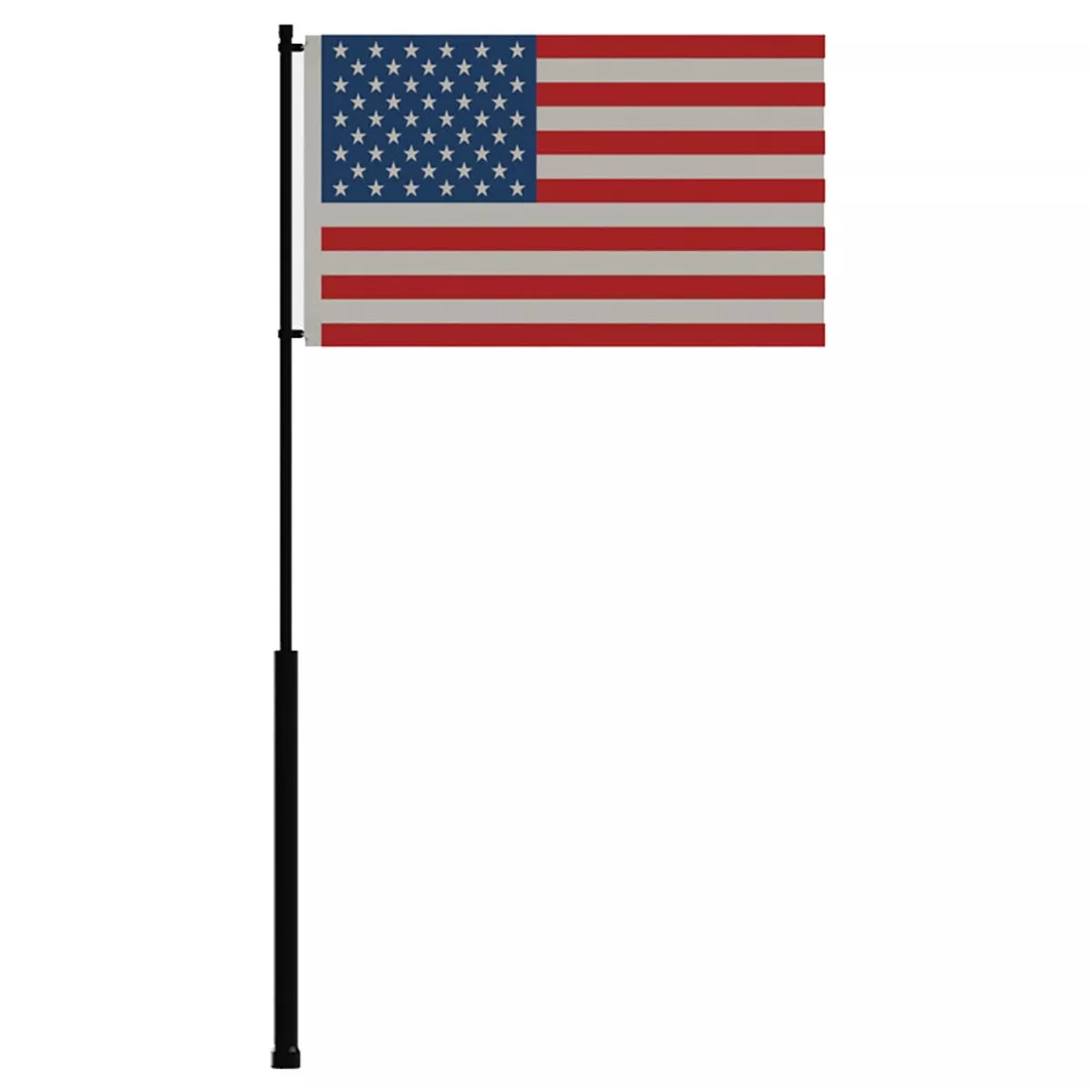 Mate Series Flag Pole - 72" w/USA Flag