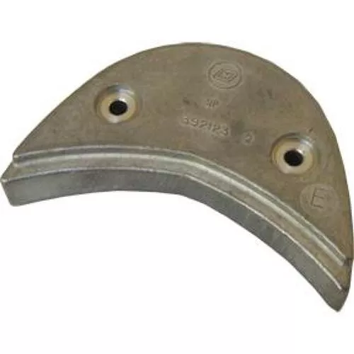 MG Duff CM392123Z Zinc Half-Moon Bolt-On Sacrificial Anode