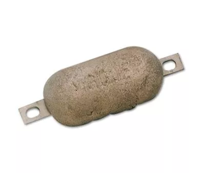MgDuff Magnesium Weld-On Hull & Rudder Rectangular Anodes MD79 / MD78