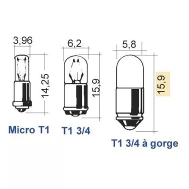 Midget 24V 0.83W 20MA Micro T1