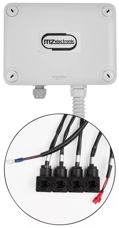 MZ ELECTRONIC Radio Control Kit with Fixed Panel and Central Unit for Hydraulic Gangplanks - Osculati 02.369.00