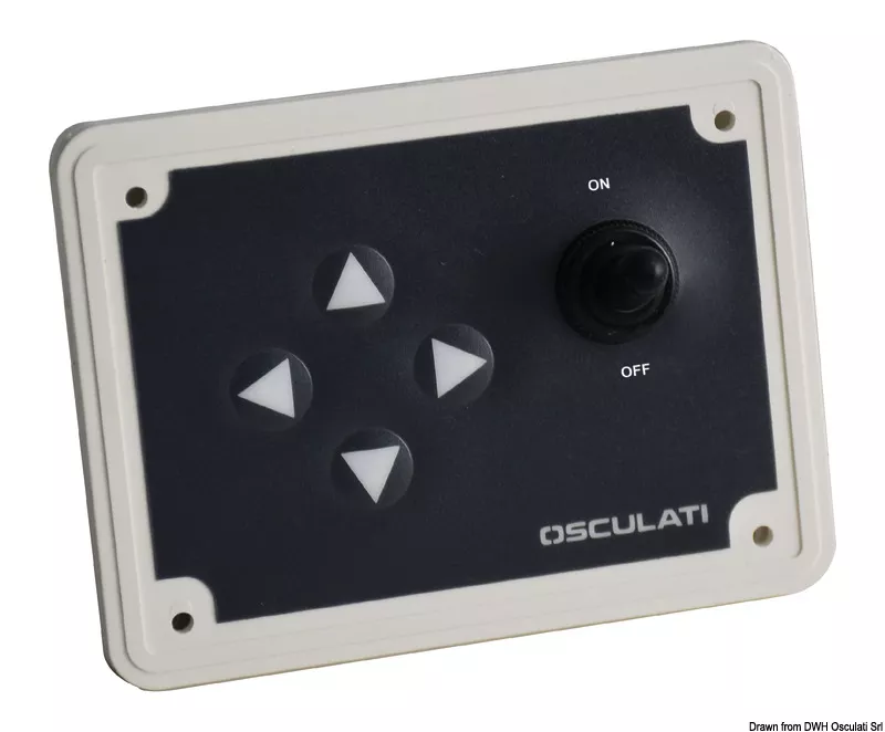 Osculati 13.237.12 - Replacement Base Panel for Mega-Xenon Searchlight 12V