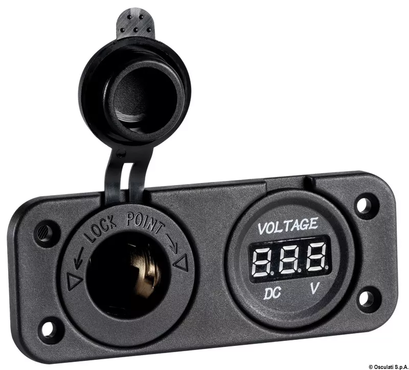 Osculati 14.517.21 - Recess-Mount Power Socket Panel