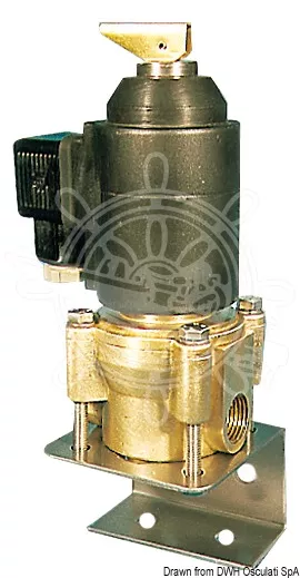 Osculati 17.402.24 - PAOMAR Electro-Valve 24V for Fuel Interception