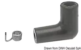 Osculati 52.575.00 - Universal Spark Plug Cap for Outboard Engines