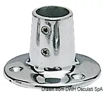 Osculati AISI 316 Round Pulpit Socket