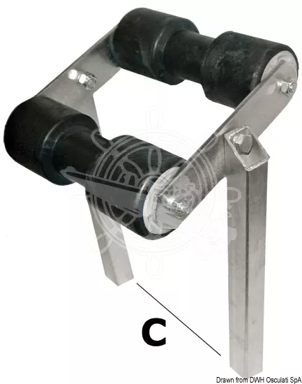 Osculati Boat Trailer Swinging Central Keel Rollers