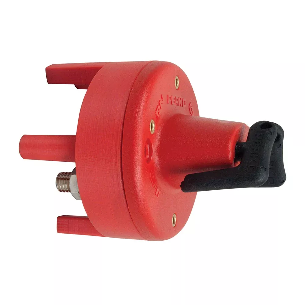 Perko Dual Battery Switch w/Mounting RingLegs - Bulkhead Mount