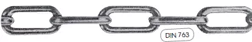 Plastimo 316 Stainless Steel Long Link Chain DIN 763