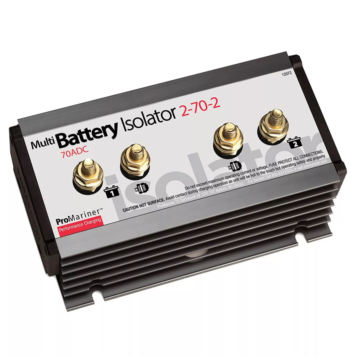 ProMariner Battery Isolator - 2 Alternator - 2 Battery - 70 AMP