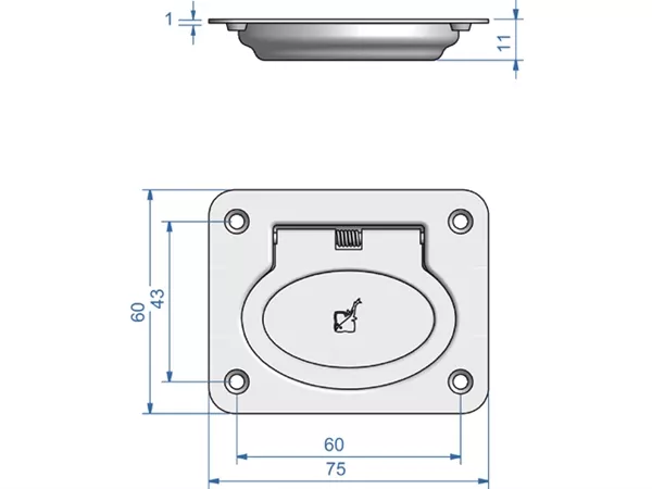 ROCA Latch Hatch Handle