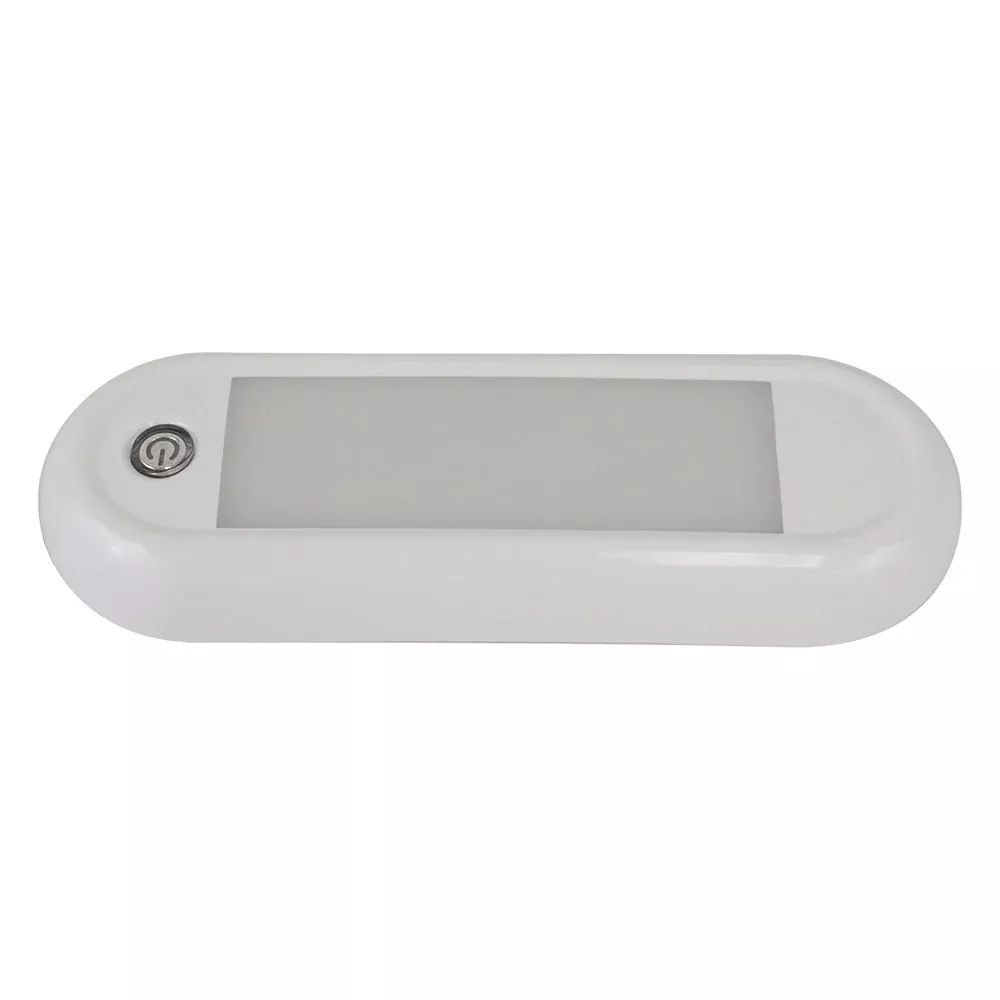 Scandvik 7" Oval Dome Light w/SwitchDimming - 12/24V