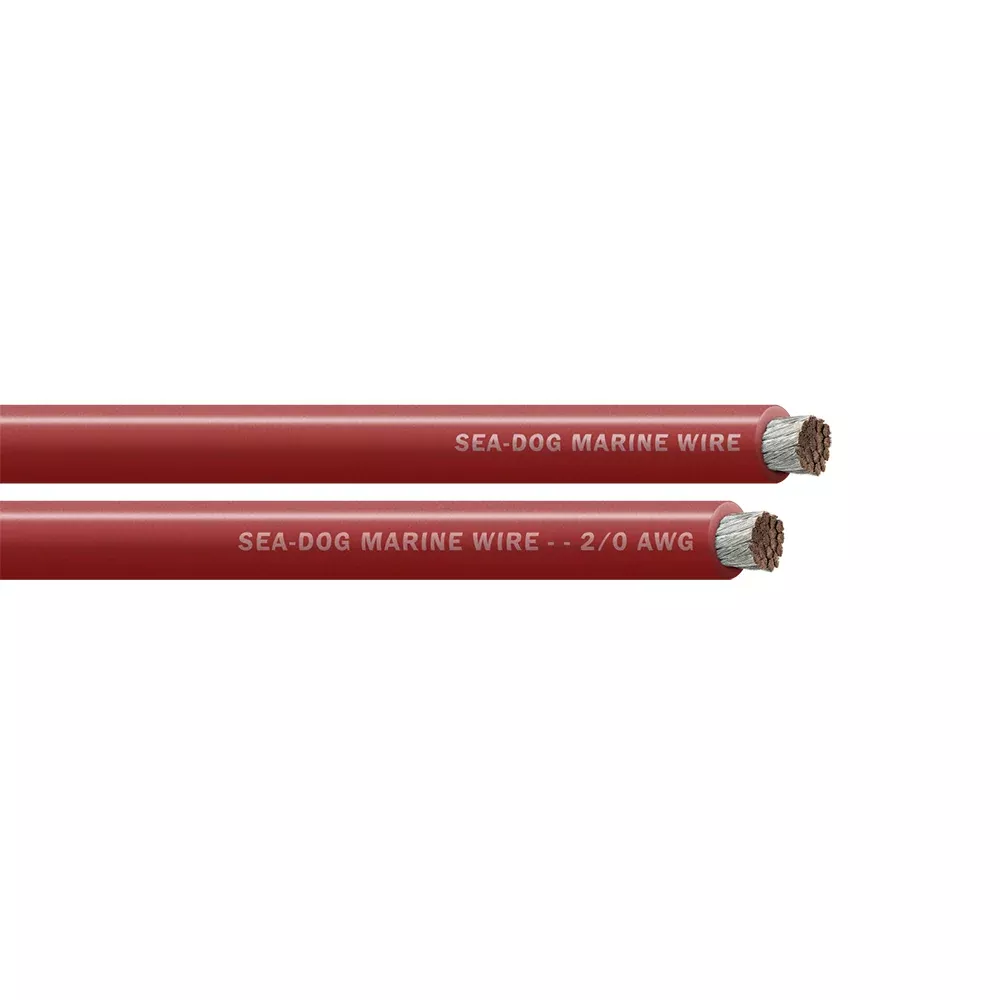 Sea-Dog 2/0 AWG Red Battery Cable - 50'