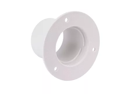 Shields Plastic Flange White; UV-Stabilized