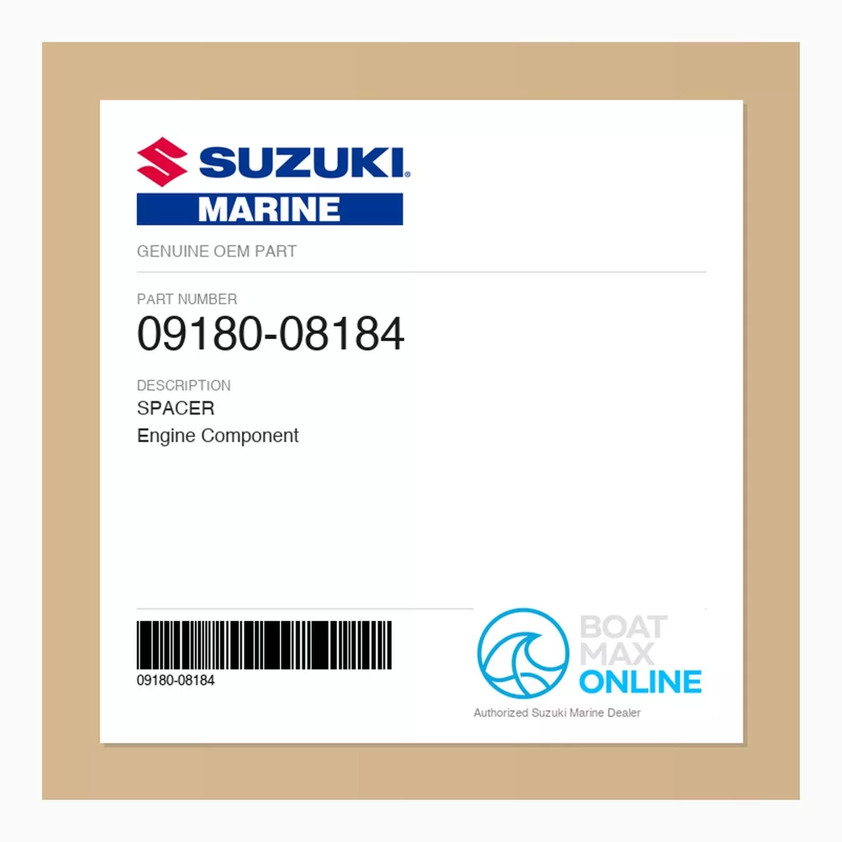 Suzuki OEM Spacer 09180-08184 | Engine Component