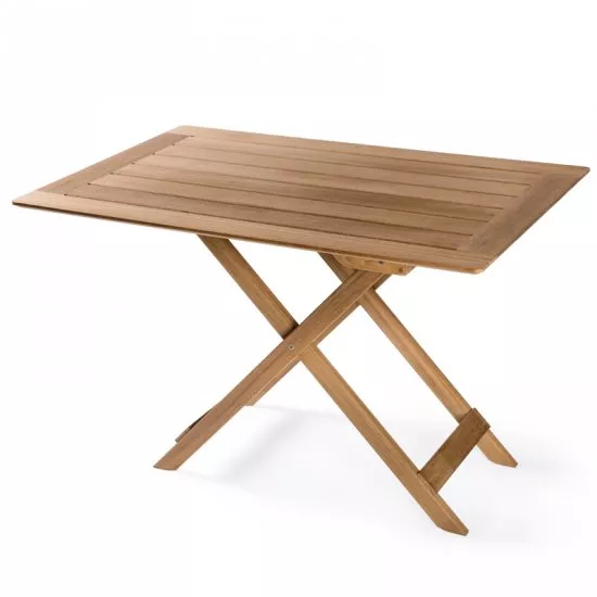Teak Foldable Table Stockholm 110 x 70 cm