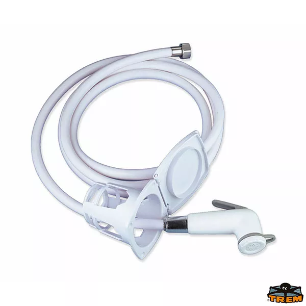 Trem N0195400 - Shower Box with Push-Button Shower White 9003