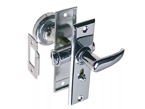 Tubular Latch Set PERKO 25-35mm with Sliding Lock Button