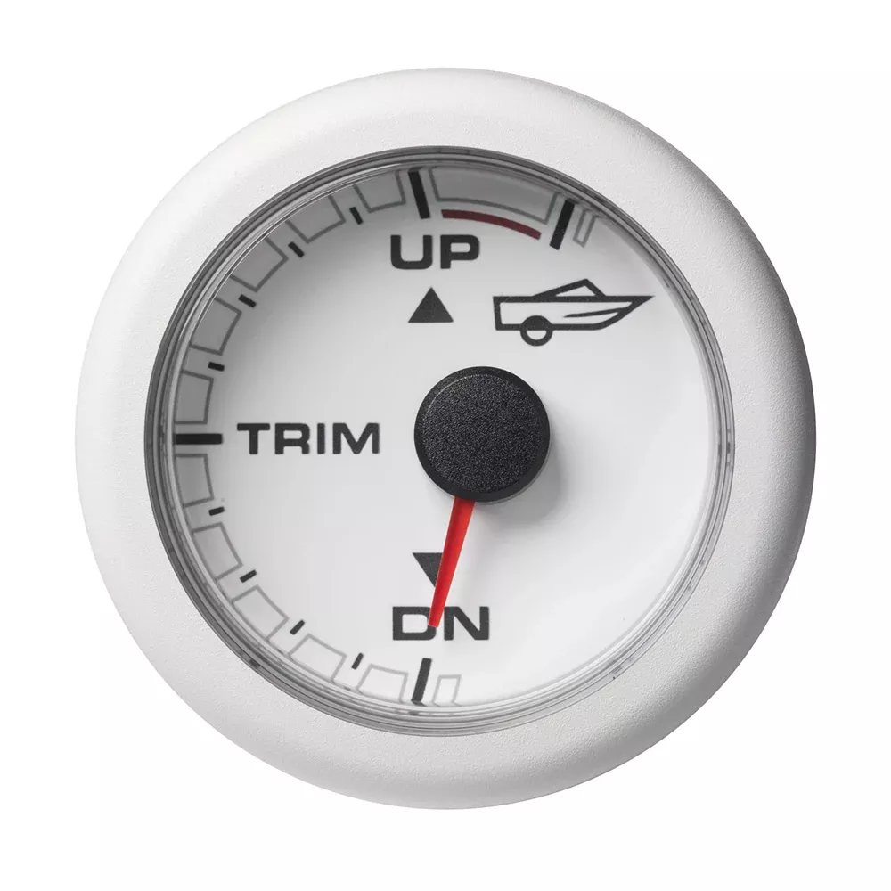 Veratron 52MM (2-1/16") OceanLink Engine Trim - Up/Down - White DialBezel