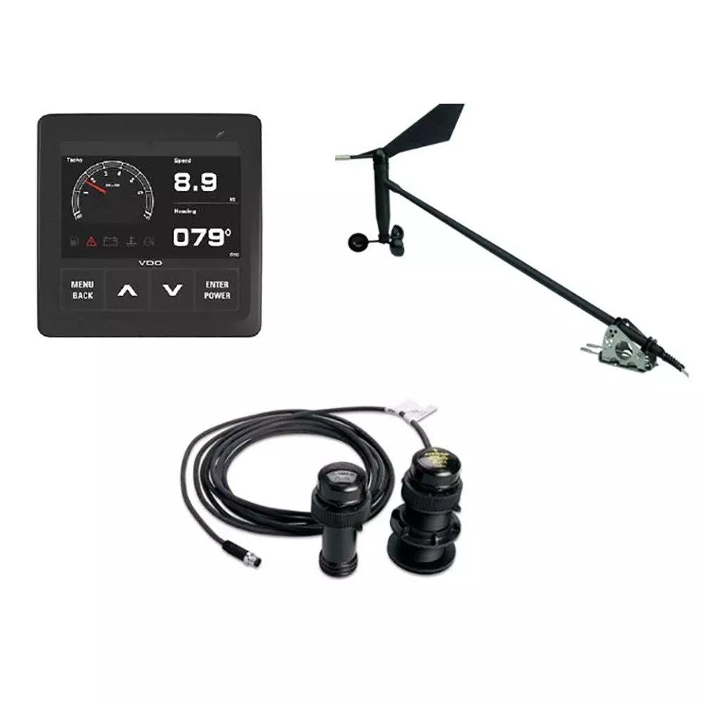 Veratron Navigation Kit f/Sail, Wind Sensor, Transducer, DisplayCables