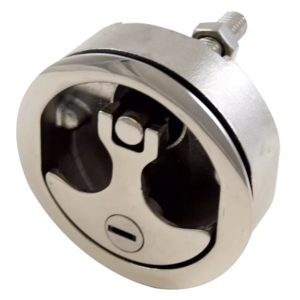 Whitecap Compression Handle - 316 Stainless Steel - Locking - 3" Outer Diameter [S-0236C]